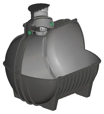 Produktbild von Regenwasser Zisterne 7500 Liter AQUA-RONDO für den Garten