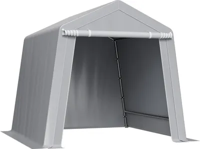 Image de Abri de rangement extérieur 8 x 8 pieds Abri de voiture imperméable Tente de garage