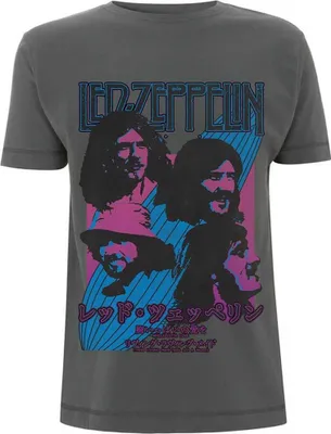 Obrázek produktu pro Led Zeppelin - Tričko pro muže/dámy Uni RO4232 (XXL) (Anthracite)