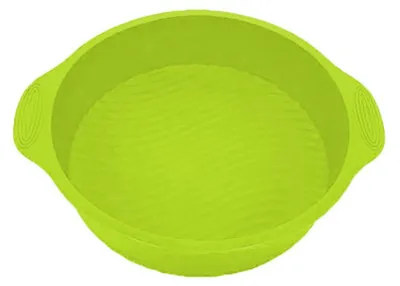 Produktbild von Silikon-Backform - Runde Form für DIY-Backen - Grün - Ø 27,9 cm