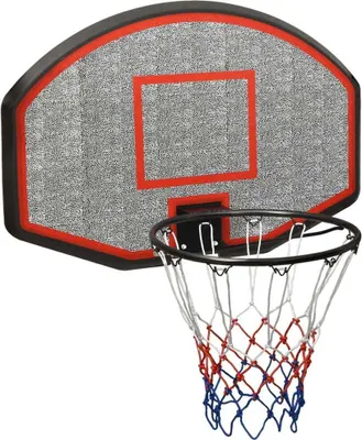 Produktbild von "2026 Promotion" Basketballkorb Schwarz 90x60x2 cm Polyethylen - Basketballkörbe CC32665