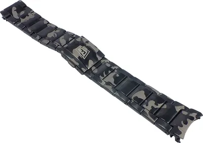 Produktbild von Festina Uhrenarmband 22mm Edelstahl camouflage schwarz/grau F20545