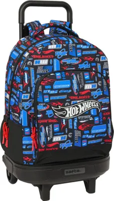 Produktbild von Safta Hot Wheels Rucksack Mit Rollen 45 Cm Blau  Blau One Size