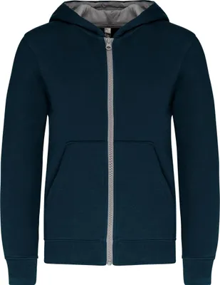 Produktbild von Kariban Kinder KAPUZENSWEATSHIRT mit Reißverschluss