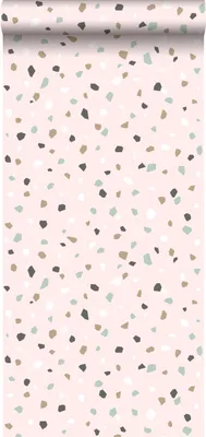 Obrázok produktu pre Walls4You Terrazzo tapeta v ružovej farbe - 935314 - 0,53 x 10,05 m