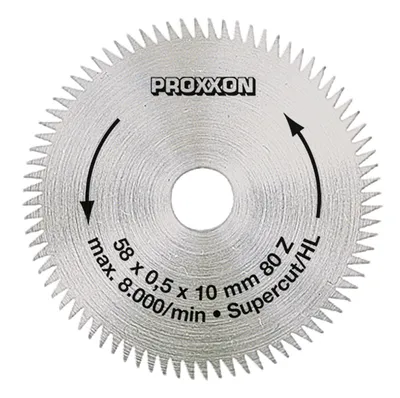 Image de Lame de scie circulaire 'Super-Cut' Ø 58 mm - PROXXON - 28014