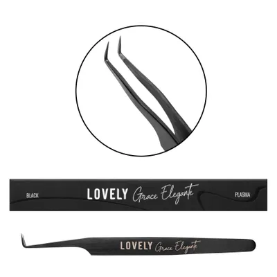 Produktbild von Wimpernverlängerung Wimpern Pinzette Wimpernpinzette von Lovely, 90° 7 mm