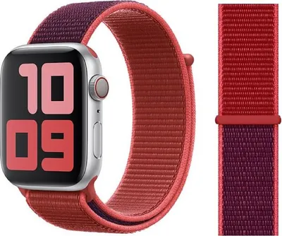 Produktbild von Original Apple Sport Loop Armband 38/40/41mm MXHV2ZM/A (Product) Red 2. Gen