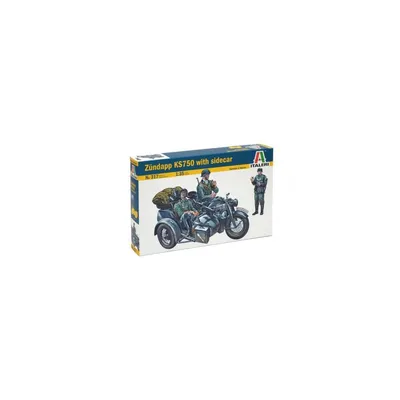 Obrázok produktu pre Italeri KS750, Model motocykla, Montážna sada, 1:35, Zündapp KS750, Akékoľvek pohlavie, Plast