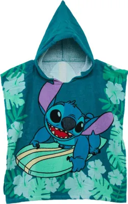 Produktbild von Disney Lilo und Stitch Surf Strandtuch Poncho 60x120 cm