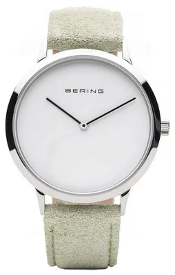 Productafbeelding van Bering dameshorloge, polshorloge - 14937-304, met leren band