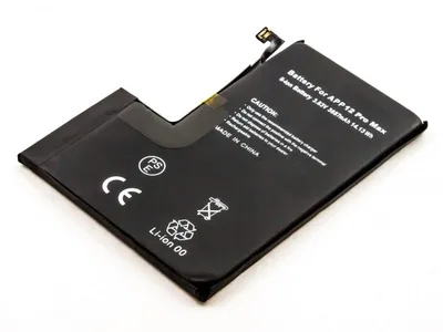 Produktbild von Akku passend für Apple iPhone 12 Pro Max, Li-Polymer, 3,83V, 3687mAh, 14,13Wh, built-in, ohne Werkzeug