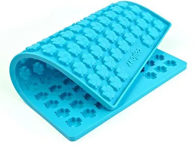 Produktbild von Silikon-Hundehausform, Wetterbeständig, Chemikaliereizarm, Durchschnittsgröße, 2,4 cm, Blaustichfarbe