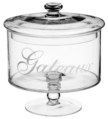 Produktbild von 5five Simply Smart Bonboniere Gateaux auf Fuß, Keksdose, Glas, Transparent, 1.8 L, 115632