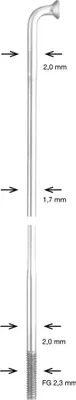 Immagine prodotto di Raggi Alpina 2.00X1.70X2.00 Dd 256Mm acciaio inox argento