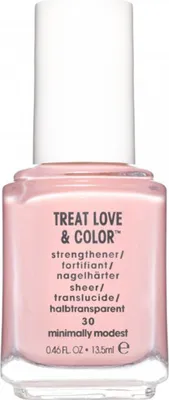 Produktbild von Essie treat love & color TLC 30 MINIMALLY MODEST, Pink, minimally modest, Pflege, Färbung, Kräftigend, 1 Stück(e), Durchscheinend, Glanz
