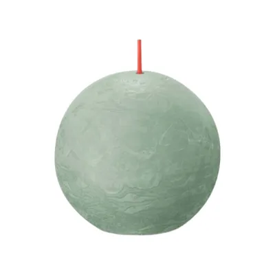 Immagine prodotto di Candela a sfera rustica Bolsius Verde giada 76 mm