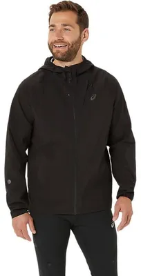 Image de ASICS 2011D121 METARUN : Veste imperméable pour hommes, couleur noire, taille XL