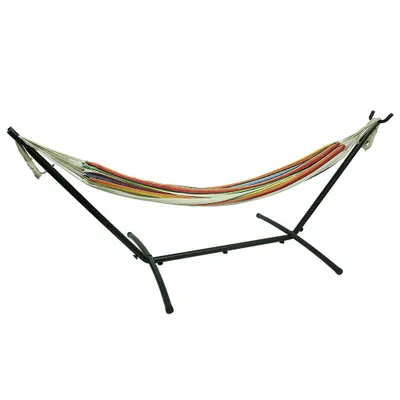 Produktbild von Hängematte mit Gestell bis 200 kg belastbar Outdoor Garten