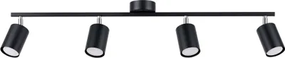Produktbild von Deckenleuchte LEMMI 4L schwarz 4xGU10 10W Stahl 20x24x100cm Sollux Lighting