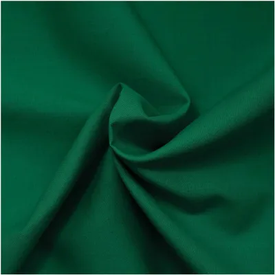 50x150cm Baumwollstoff Oeko - Tex 100 Meterware am Stück Fahnentuch Cretonne dunkelgruen