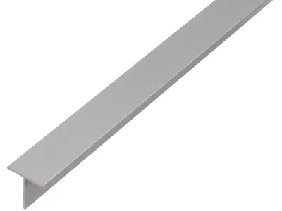 Zdjęcie produktu dla GAH-Alberts 472108, Aluminium, W kształcie litery T, 1 szt., 100 cm, 2 cm, 1,5 mm