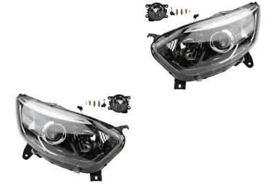 Produktbild von Scheinwerfer Satz passend für Renault Captur 06/13-03/17 H1 H1 +Nebel+Leuchtmit. 4422780 0006000618053 2615000Q0A 6000618053 93867965 4422781 0 Johns