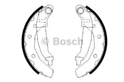 Produktbild von Bosch Bremsbackensatz  0 986 487 628