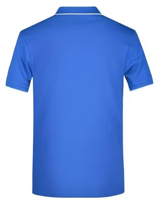 Produktbild von James and Nicholson - Poloshirt für Herren LT2705 (S) (Königsblau/Weiß)