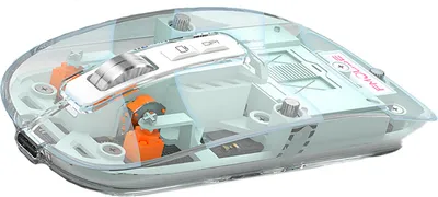 Produktbild von INF Tri-Mode Wireless Maus - Transparent Blau