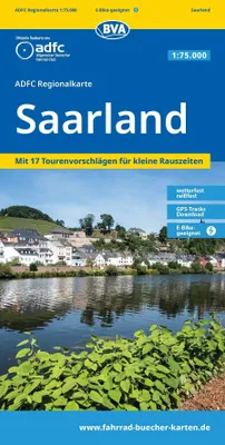 Produktbild von BVA ADFC Regionalkarte Saarland 1:75.000