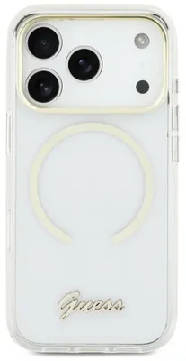 Immagine prodotto di Custodia Guess Iml Script Metal Magsafe per   iPhone 17 Trasparente