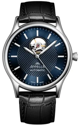 Productafbeelding van Uhr Appella herenhorloge, zwart, modelnummer: appella-L70013.5215OA