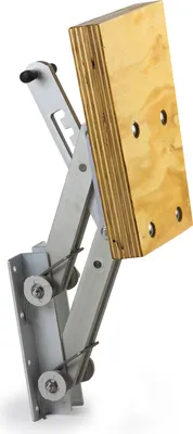 Produktbild von Motorhalter bis 15 PS und ca. 35 kg, 4 Positionen verstellbar, Aluminium / Holz / Edelstahl, für Boote mit 2-Takt Motore