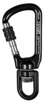 Obrázek produktu pro Grivel Rotor, karabina s automatickým zámkem, stříbrná, stříbrná barva, univerzální velikost