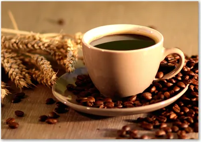 Produktbild von Tulup® Glas-Bild - 100 x 70 - Wandbild aus Glas - Wandkunst - Wandbild hinter gehärtetem Sicherheitsglas - Essen & Getränke - Aromatischer Kaffee - Braun