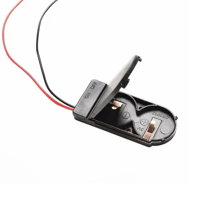 Produktbild von Batteriehalter 2x CR2032 Knopfzelle - 6V mit An/Aus-Schalter
