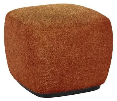 Produktbild von Pomax Porterville Hocker, Rot, L 51 x B 51 x H 41 cm