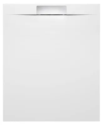 Productafbeelding van Polysan KAZUKO douchebak, materiaal: gussmarmor, afmetingen: 110x90 cm, kleur: wit