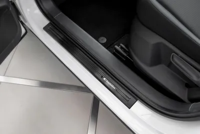 Produktbild von Exclusive Design V2A Einstiegsleisten passend für Skoda Karoq ab Bj. 2017-, Farbe:Anthrazit