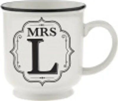 Produktbild von H&H Kaffeetasse Mrs L - für Hochzeit, Jubiläum und Jahrestag