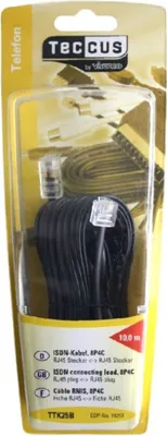 Produktbild von RJ45 8P4C Anschluss-Kabel 10m Schwarz