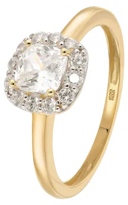 GLIZZ GL1130 Damenring Gold 333/8K mit Zirkonia 1