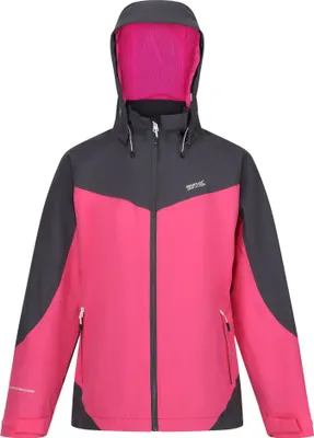 Produktbild von Regatta - "Bosfield II" Jacke, wasserfest für Damen RG10789 (34 DE) (Flamingo-Rosa/Mittelgrau)