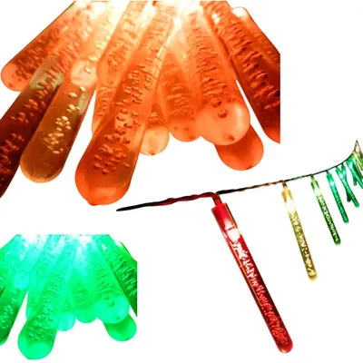 Produktbild von LED Lichterkette BUBBLE 15 flammig batteriebetrieben Weihnachtsbeleuchtung : Farbwechselnd