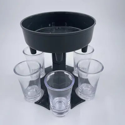 Produktbild von Getränkespender Alkoholausgiesser + 6X Glas Für Partybar