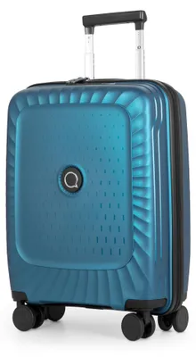 Immagine prodotto di HAUPTSTADTKOFFER Kotti - Valigia da cabina 55x40x20 cm con trolley a 4 ruote, bagaglio a mano leggero, valigia per viaggi brevi con capacità di 10 kg, robusto guscio rigido in PP, TSA, blu reale