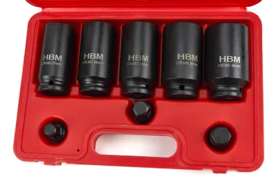 Productafbeelding van Set van 8 slagmoersleutels voor bouten en halfassen, merk HBM