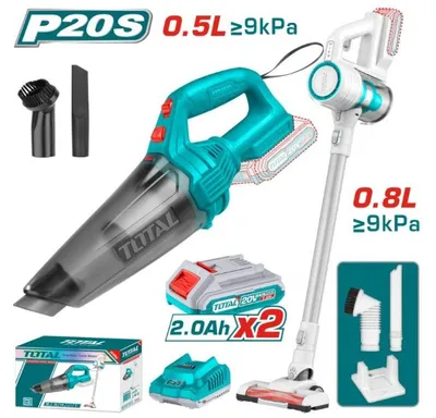 Obrázok produktu pre Sada akumulátorových vysávačov TOTAL