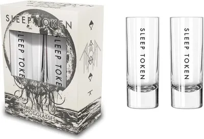 Produktbild von Sleep Token Schnapsglas-Set Logo klar Standard